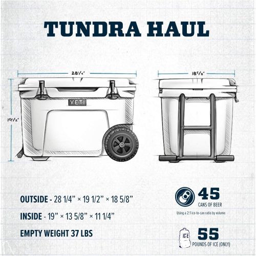 예티 YETI Tundra Haul Portable Wheeled Cooler