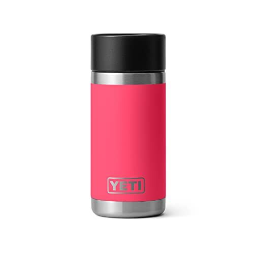 예티 YETI Rambler 12 oz Bottle, Stainless Steel, Vacuum Insulated, with Hot Shot Cap