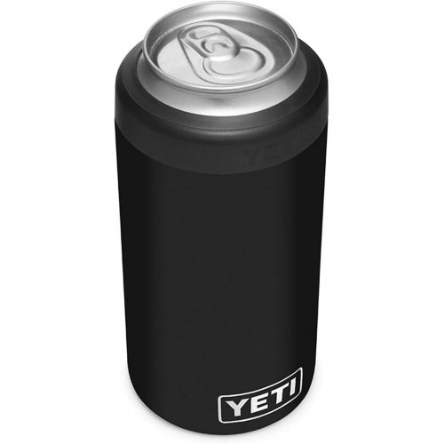 예티 YETI Rambler 16 oz. Colster Tall Can Insulator for Tallboys & 16 oz. Cans, Black