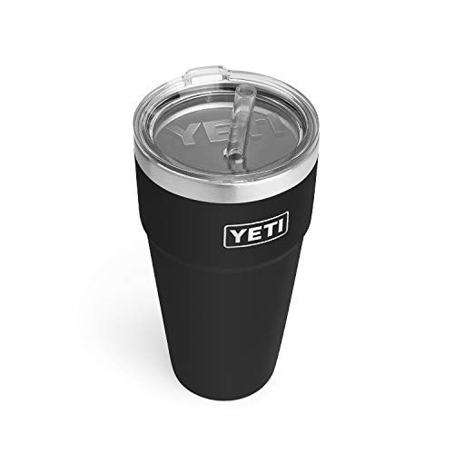 예티 YETI Rambler 26 oz Straw Cup, Vacuum Insulated, Stainless Steel with Straw Lid