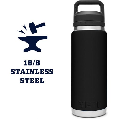 예티 YETI Rambler 26 oz Bottle, Vacuum Insulated, Stainless Steel with Chug Cap