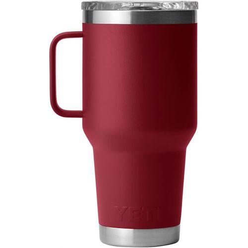 예티 YETI Rambler 30 oz Travel Mug, Stainless Steel, Vacuum Insulated with Stronghold Lid (Harvest Red)