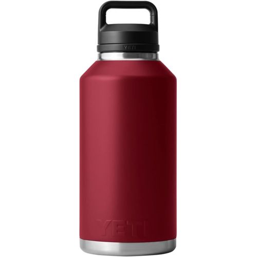 예티 YETI Rambler 64 oz Bottle, Vacuum Insulated, Stainless Steel with Chug Cap, Harvest Red