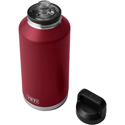 예티 YETI Rambler 64 oz Bottle, Vacuum Insulated, Stainless Steel with Chug Cap, Harvest Red