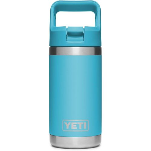 예티 YETI Rambler Jr. 12 oz Kids Bottle, with Straw Cap