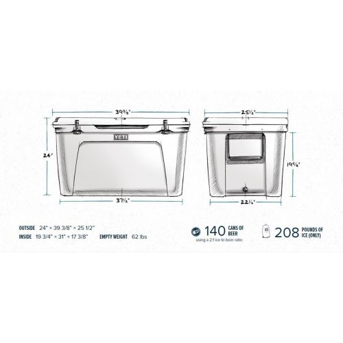 예티 YETI Tundra 210 Cooler, White