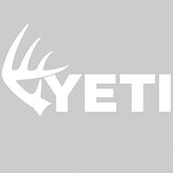 YETI Sportsmans Window Decal, Sticker