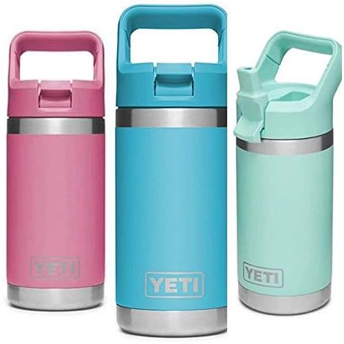 예티 YETI Rambler Jr. 12 oz Kids Bottle, with Straw Cap