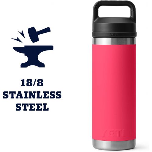 예티 YETI Rambler 18 oz Bottle, Vacuum Insulated, Stainless Steel with Chug Cap
