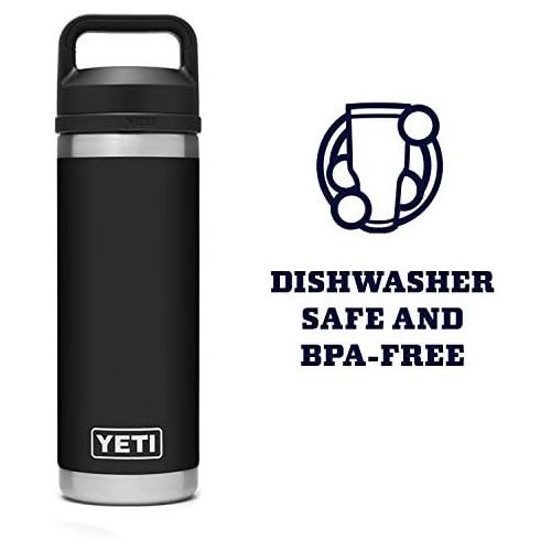 예티 [아마존베스트]YETI Rambler 18 oz Bottle, Vacuum Insulated, Stainless Steel with Chug Cap