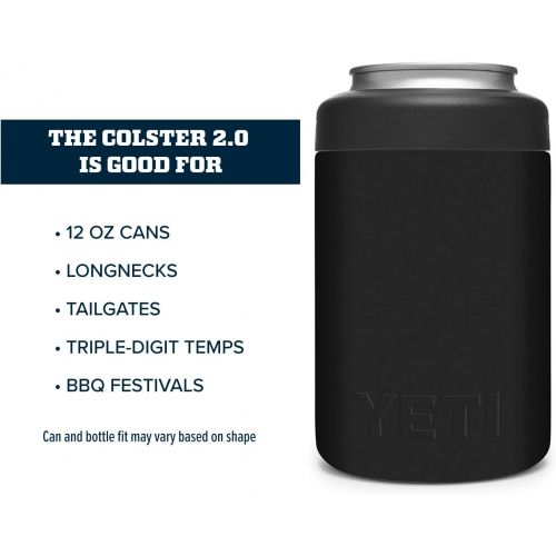 예티 [아마존베스트]YETI Rambler 12 oz. Colster Can Insulator for Standard Size Cans