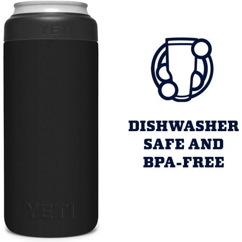 예티 [아마존베스트]YETI Rambler 12 oz. Colster Slim Can Insulator for The Slim Hard Seltzer Cans