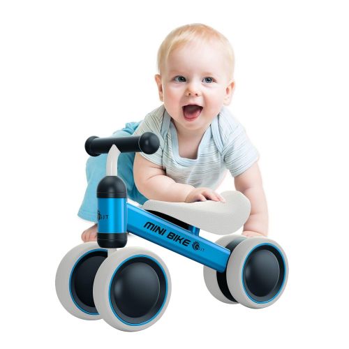  YGJT Baby Balance Bikes Bicycle Baby Walker Toys Rides for 1 Year Boys Girls 10 Months-24 Months Babys First Bike First Birthday Gift Blue