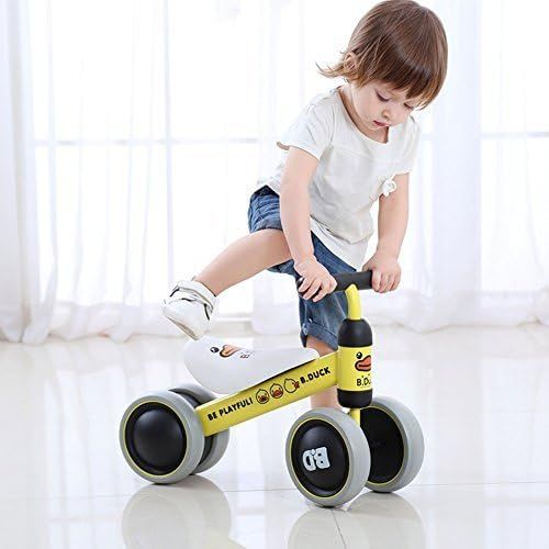  [아마존 핫딜] [아마존핫딜]YGJT Baby Balance Bikes Bicycle Baby Walker Toys Rides for 1 Year Boys Girls 10 Months-24 Months Babys First Bike First Birthday Gift Yellow Duck