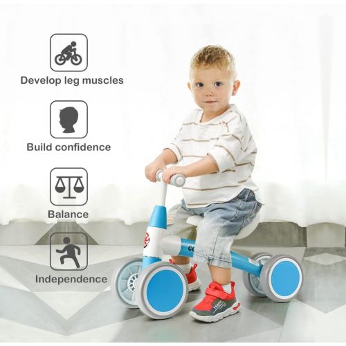  YGJT Baby Balance Bike for 1 Year Old Boys Girls, Anti-Drop Baby Walker, 10-36 Month Toddler Toy, Infants First Bike Birthday Gift