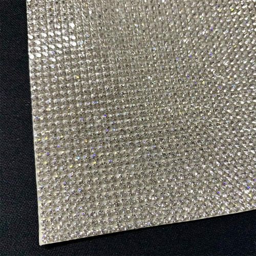  ygmoner 9000pcs Bling Crystal Rhinestone 9.4 x 7.9 DIY Car Decoration Sticker (Sliver)