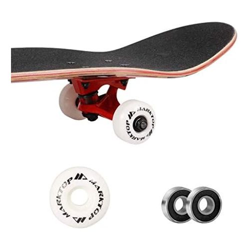 YHDD Kurzes Skateboard Skateboard Allrad Roller Erwachsene Anfanger Skateboard Manner und Frauen Bilaterales geneigtes Brett (Farbe : A)