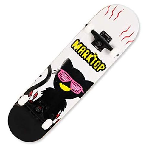  YHDD Kurzes Skateboard Skateboard Allrad Roller Erwachsene Anfanger Skateboard Manner und Frauen Bilaterales geneigtes Brett (Farbe : A)