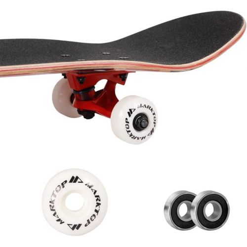  YHDD Kurzes Skateboard Skateboard Allrad Roller Erwachsene Anfanger Skateboard Manner und Frauen Bilaterales geneigtes Brett (Farbe : A)