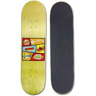 YHDD Shortboard Bilateral Inclined Skateboard Traditionelles Skateboard mit Vier Radern und Street Skateboard (Farbe : C)