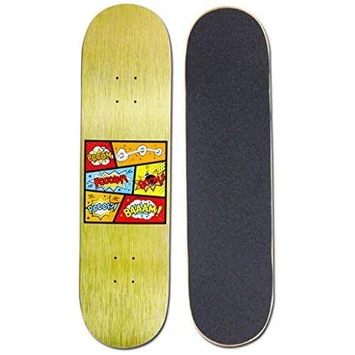  YHDD Shortboard Bilateral Inclined Skateboard Traditionelles Skateboard mit Vier Radern und Street Skateboard (Farbe : C)