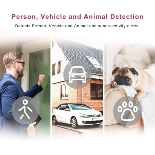  YI 4pc Security Home Camera, 1080p WiFi Smart Indoor Nanny IP Cam with Night Vision, 2-Way Audio, AI Human Detection, Phone App, Pet Cat Dog Cam - Works with Alexa and Google