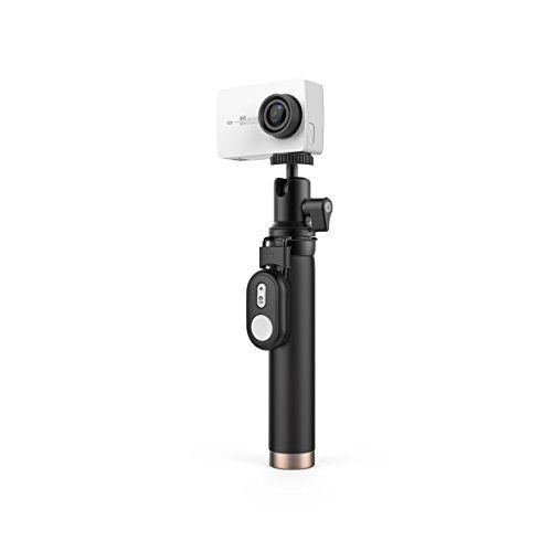  YI Technology YI 4K Action Kamera Set mit Selfie Stick & Bluetooth Fernbedienung-Weiss