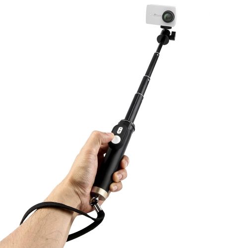  YI Technology YI 4K Action Kamera Set mit Selfie Stick & Bluetooth Fernbedienung-Weiss