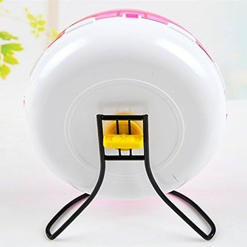  Yijiujiu 8.2 Inches Hamster Syrian Hamster Gerbil Rat Hedgehog Running Wheel Mute Silent Spinner Exercise Wheel