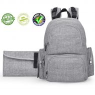 YILANE Diaper Backpack for Mom Waterproof Polyester Material & Multi-Function with Stroller Straps High...