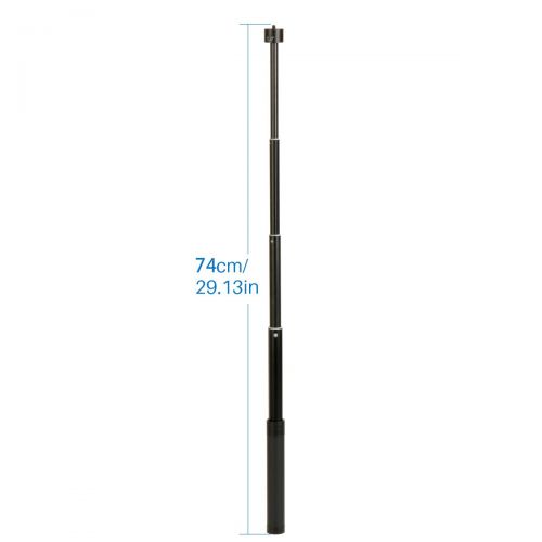  Extension Rod for Gimbal - YILIWIT 29 inch Adjustable Selfie Stick Compatible with Gimbal Stabilizer DJI Osmo Mobile 3 2/Feiyu/Zhiyun Smooth Q & 4 and All Gimbles with 1/4 Thread H