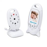 YIMALER Yimaler Wireless Baby Monitor with Camera and Audio Night Vision 2 Way Talk Lullabies Temperature Monitoring 2.0inch LCD Screen