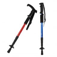 YINASI Walking Trekking Poles, 2 Pack Collapsible Hiking Walking Sticks with Anti-Shock and Quick Lock System for Hiking, Camping, Mountaining, Backpacking, Walking, Trekking Blue