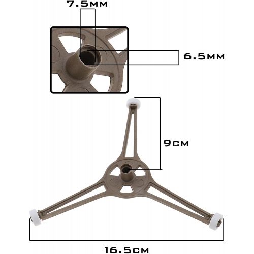  Emma Universal Mikrowelle mit Einer Triple Arm 24,5cm Plate Halter Unterstuetzung Stander