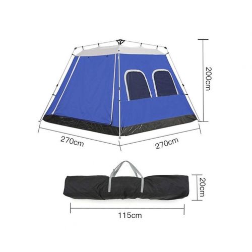  YINISI Tent Automatic Pop Up Large Single Layer Sunshade Waterproof Oxford Cloth Blue Outdoor Camping Hiking