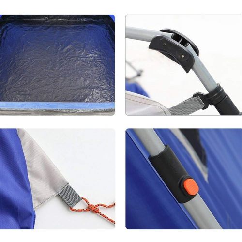  YINISI Tent Automatic Pop Up Large Single Layer Sunshade Waterproof Oxford Cloth Blue Outdoor Camping Hiking