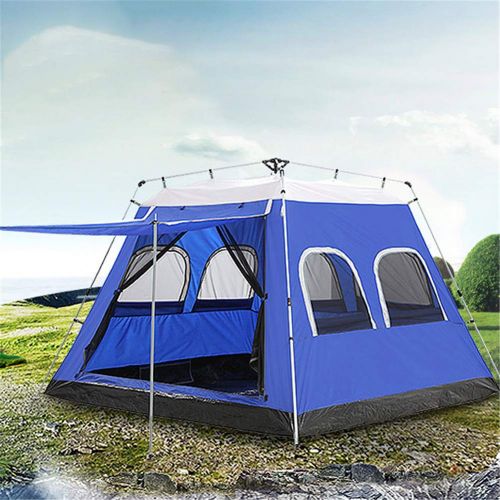  YINISI Tent Automatic Pop Up Large Single Layer Sunshade Waterproof Oxford Cloth Blue Outdoor Camping Hiking