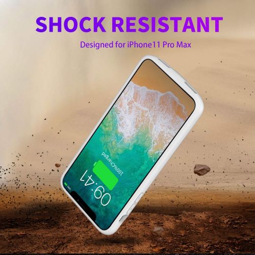  [아마존베스트]Battery Case for iPhone 11，YISHDA 2020 Upgraded [6000mAh] Protective Portable Charging Case，Rechargeable Charging Case, External Charging Cover (6.1 inch) Pink
