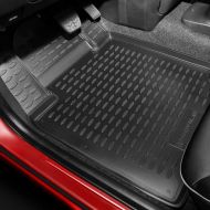 YITAMOTOR Westin 74-17-51051 Profile Custom Fit Floor Liners Front & 2nd Row fits Hyundai Sonata 2016-2017 All Weather Waterproof Heavy Duty Floor Mat