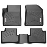 YITAMOTOR Waterproof Floor Mats Compatible for 2016-2018 Jeep Cherokee (NOT Compatible for Jeep Grand Cherokee), All Weather Heavy Duty Floor Protection for Car - Black