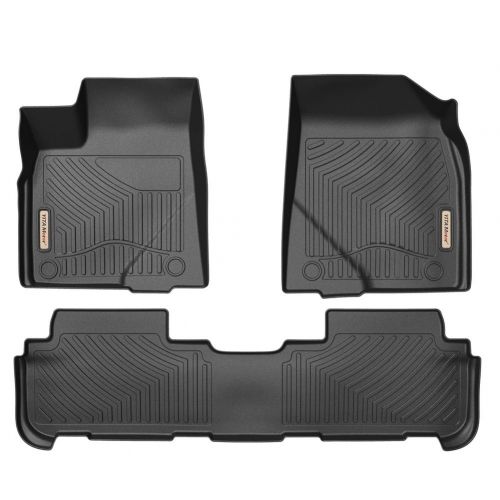  YITAMOTOR Floor Mats Compatible for 2014-2019 Toyota Highlander, Heavy Duty All Weather Floor Liners Protection, Black