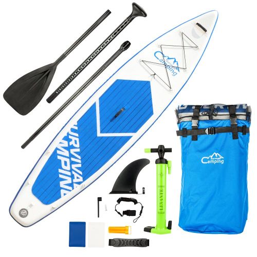  YIXIANN KS-SP1009 12 Adult Inflatable SUP Stand Up Paddle Board White