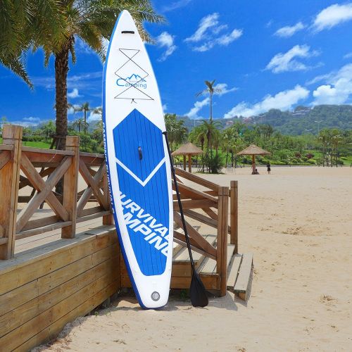  YIXIANN KS-SP1009 12 Adult Inflatable SUP Stand Up Paddle Board White