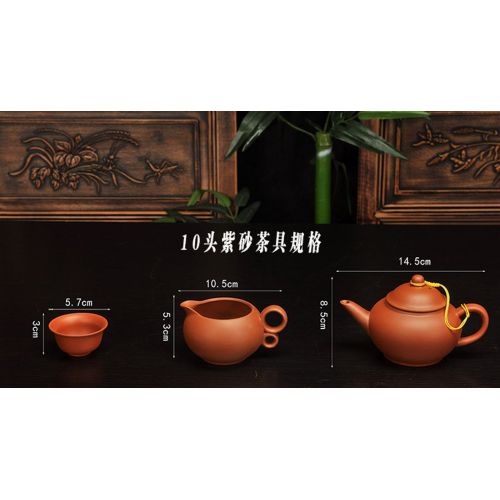  YIXING Teapot Tea Gift CHinese Zisha East Pot + Fair cup+ 8Cups