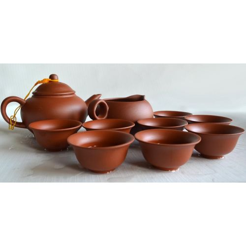  YIXING Teapot Tea Gift CHinese Zisha East Pot + Fair cup+ 8Cups