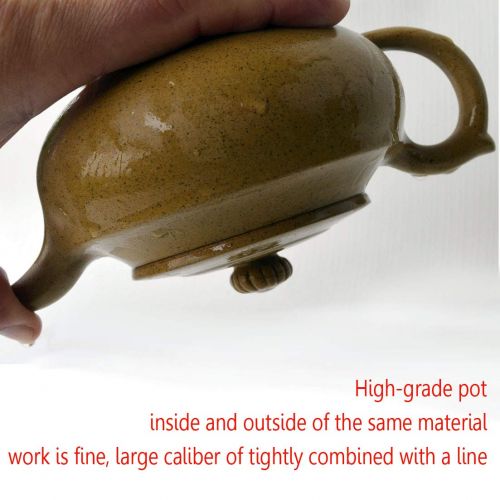  YIXING Teapot 11oz Chinese Yixing Tea Pots Yellow Mud Sesame Zisha …