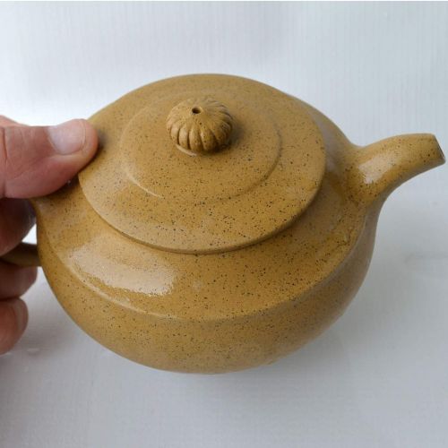  YIXING Teapot 11oz Chinese Yixing Tea Pots Yellow Mud Sesame Zisha …