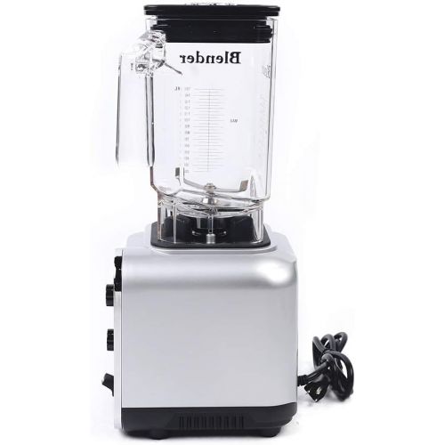  YIYIBYUS 110 v 60 Hz Professional Countertop Blenders, 1500W timed Smoothie Machine for Kitchen,Blender for Shakes and Smoothies, Alloy Steel Blades,Speed About 24000r/Min,Total Crushing Te