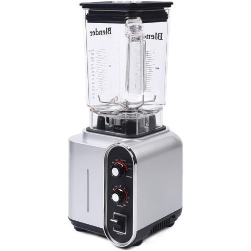  YIYIBYUS 110 v 60 Hz Professional Countertop Blenders, 1500W timed Smoothie Machine for Kitchen,Blender for Shakes and Smoothies, Alloy Steel Blades,Speed About 24000r/Min,Total Crushing Te