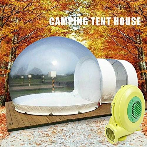  YIYIBYUS Inflatable Bubble Tent Camping Tent Transparent D-Ring Single Tunnel Bubble House Dome Camping House with Blower for Indoor/Outdoor Family Backyard Camping Festivals Stargazing